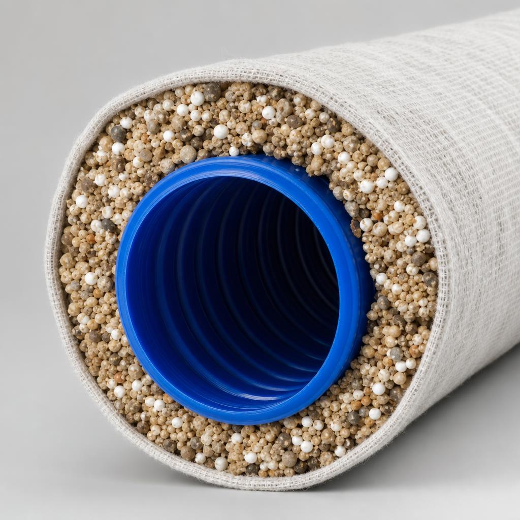 DrenaFast pipe cross section